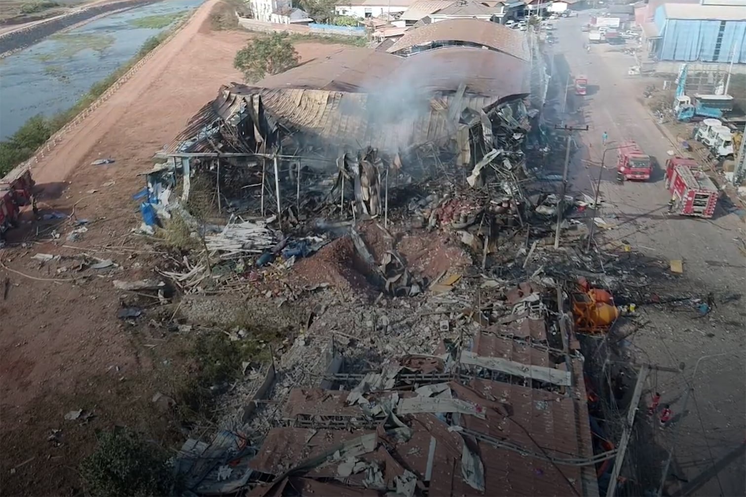 Lao police say illegal explosives caused last week’s deadly shop blast